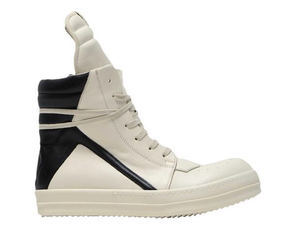Men's 'Milk Black' high-top Shoes 0139